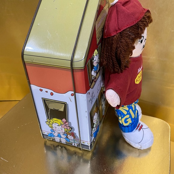 CAMPBELLS SOUP VTG 1997 CAMPBELL KIDS CLUBHOUSE TIN THE TIN BOX CO & CLOTH DOLL - Picture 13 of 16
